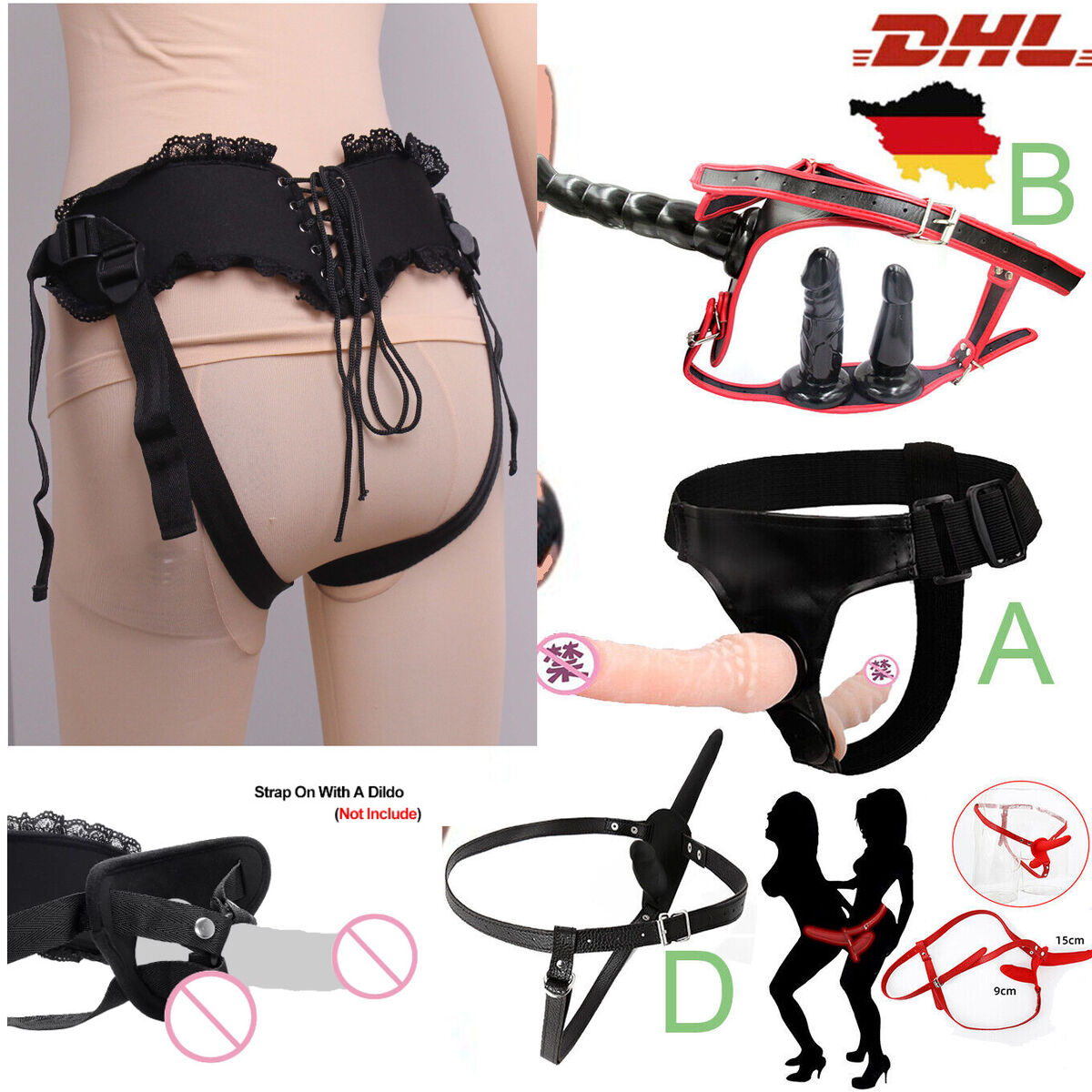 Buy Harness Silicone Cock Lesbian Dildo In Pakistan