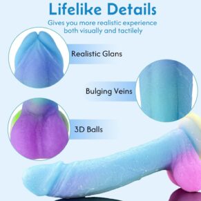 Best 8 Inch Realistic Silicone Dildo in Pakistan