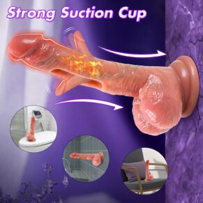 Best 8 Inch Vibrating Realistic Dildo in Pakistan